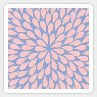 Petal Burst - Rose Quartz and Serenity Sticker